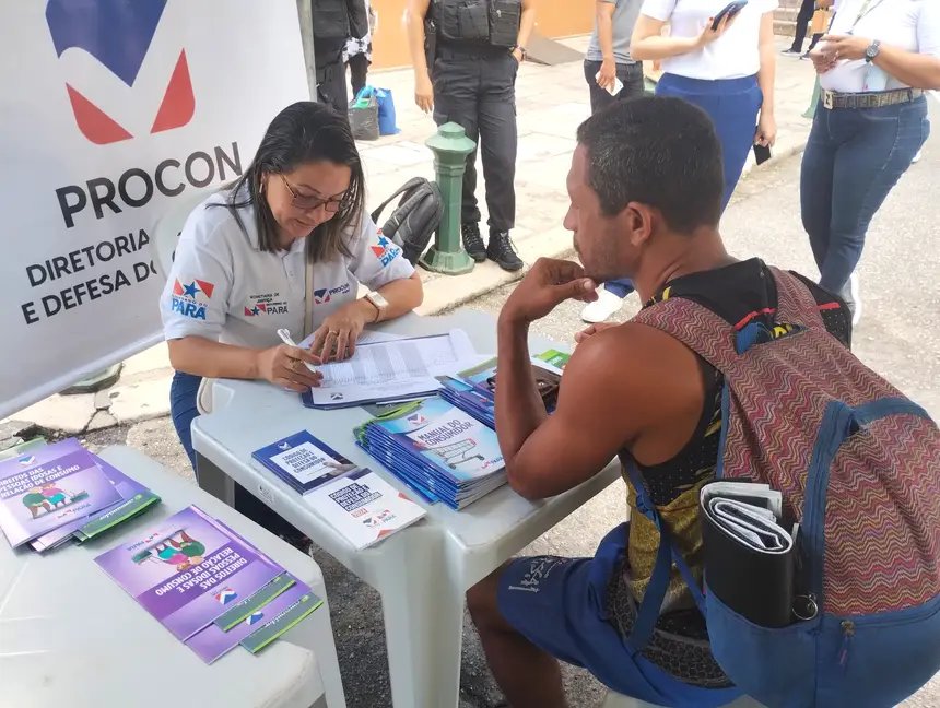 Procon Pará na praça da República